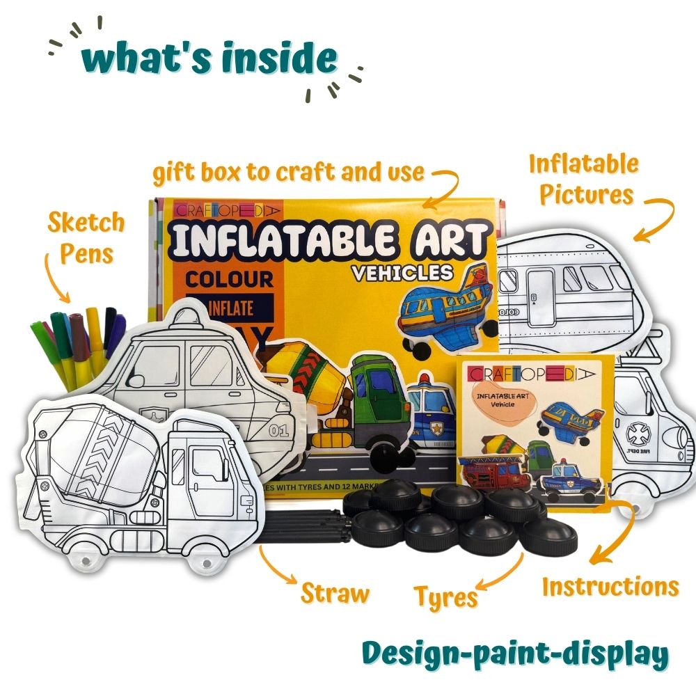 Vehicle Inflatable Art and Craft Kit