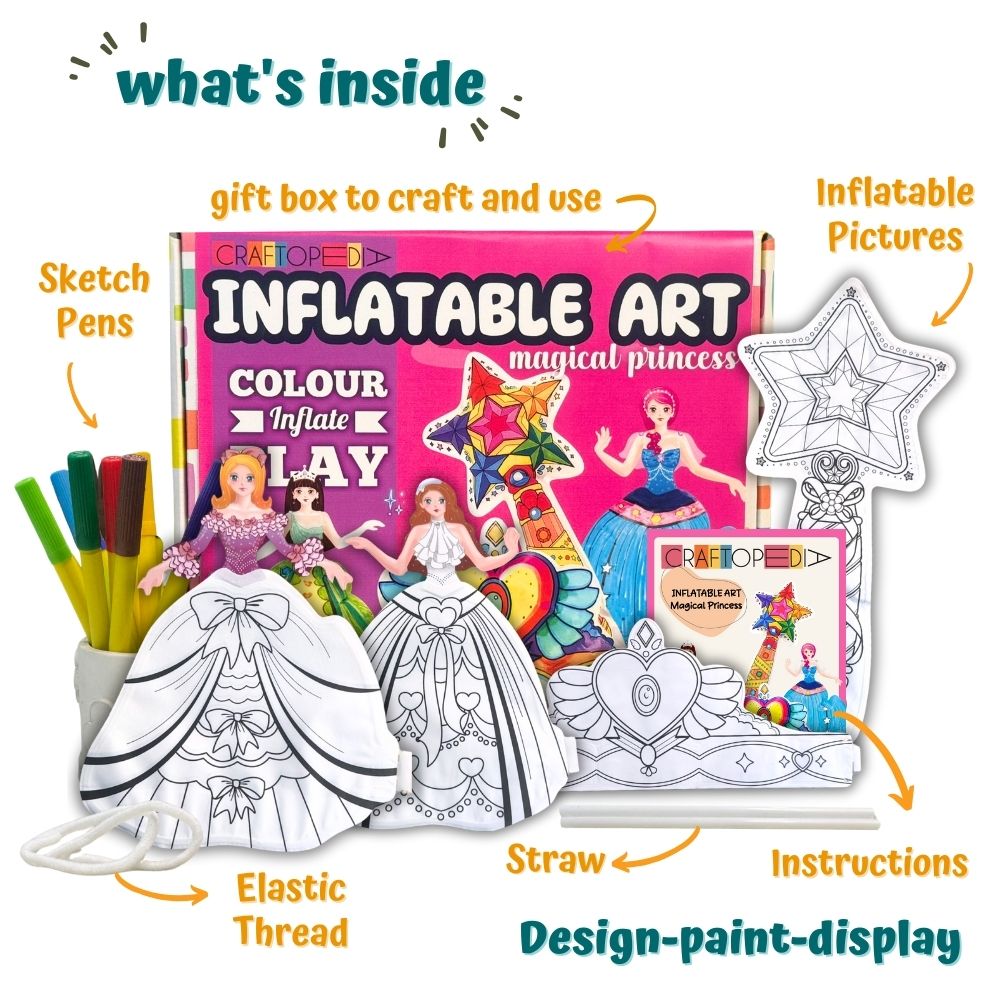 Magical Princess Inflatable art and craft kit