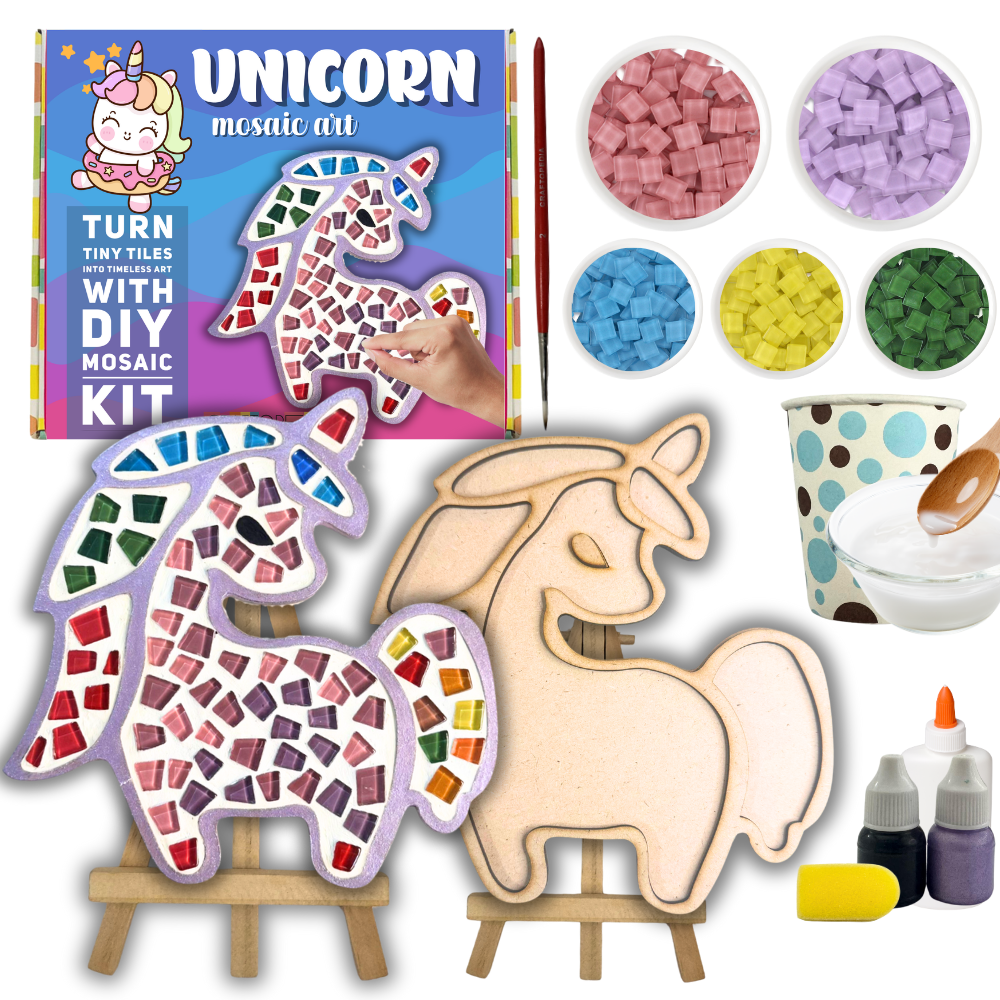 DIY Mosaic Art Kit - Unicorn