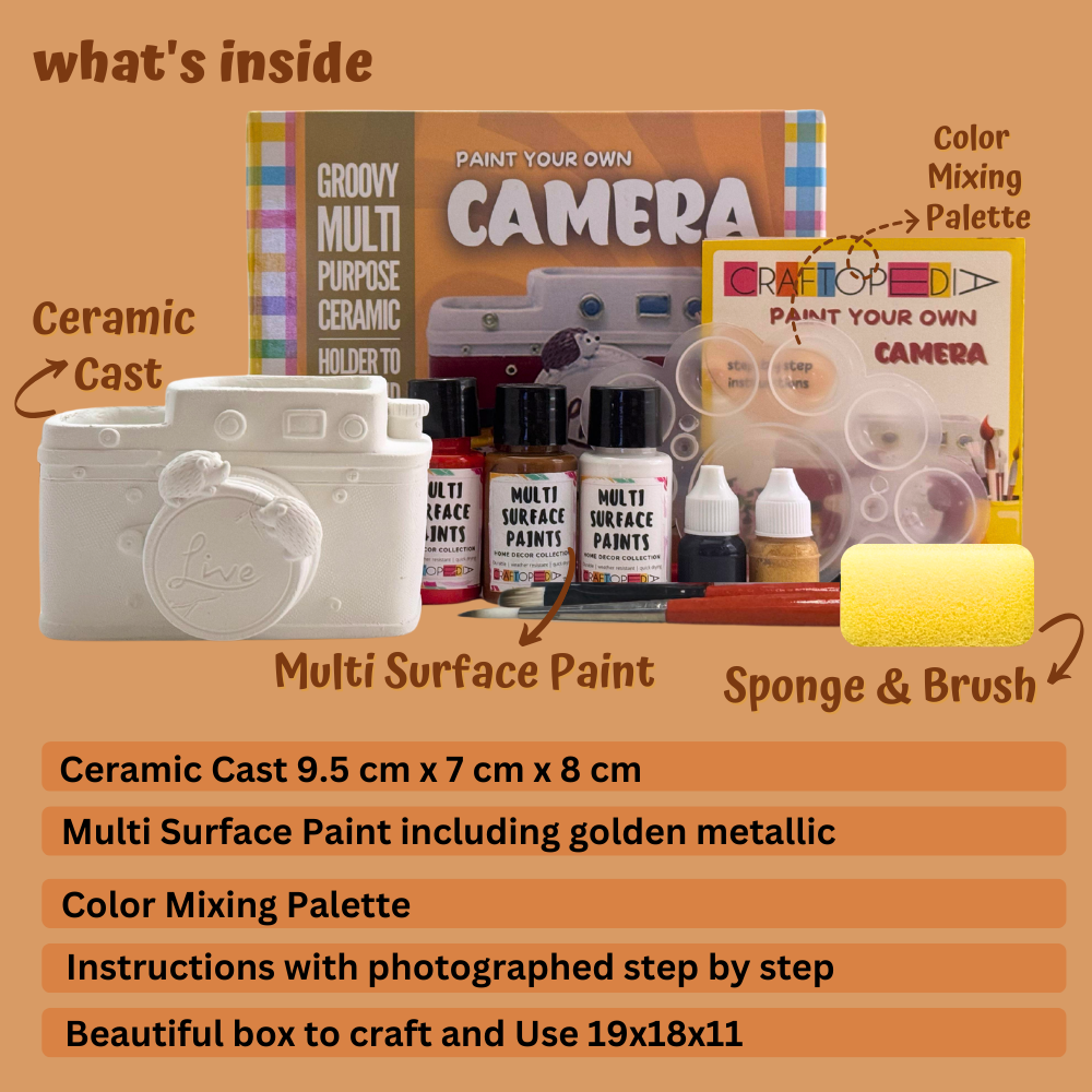 Paint Your Own Retro Camera