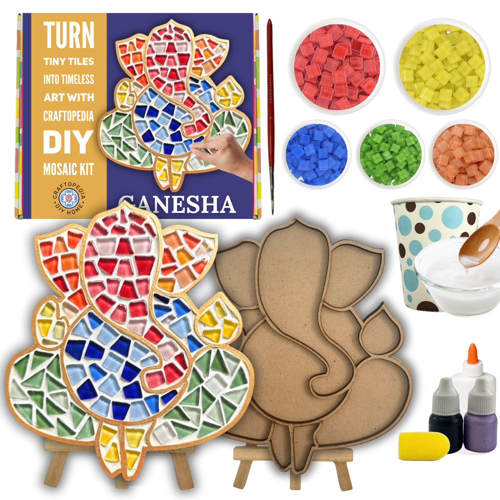 DIY Mosaic Art Kit - Ganesha