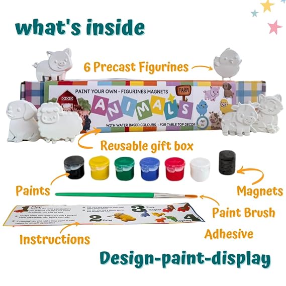 DIY Fridge Magnet Painting kit
