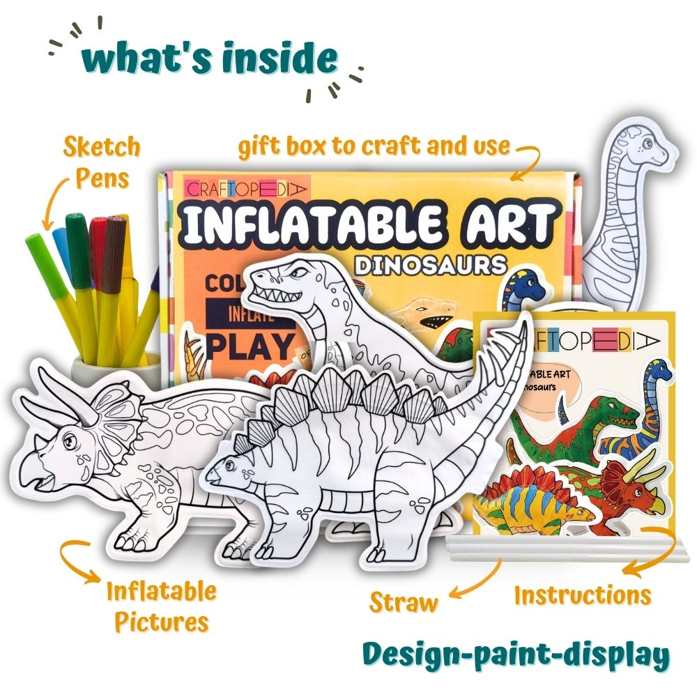 Dinosaur Inflatable Art and Craft Kit