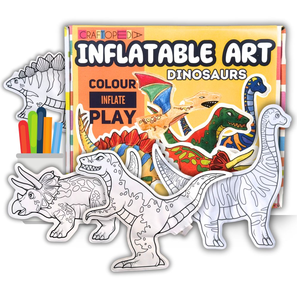 Inflatable art set