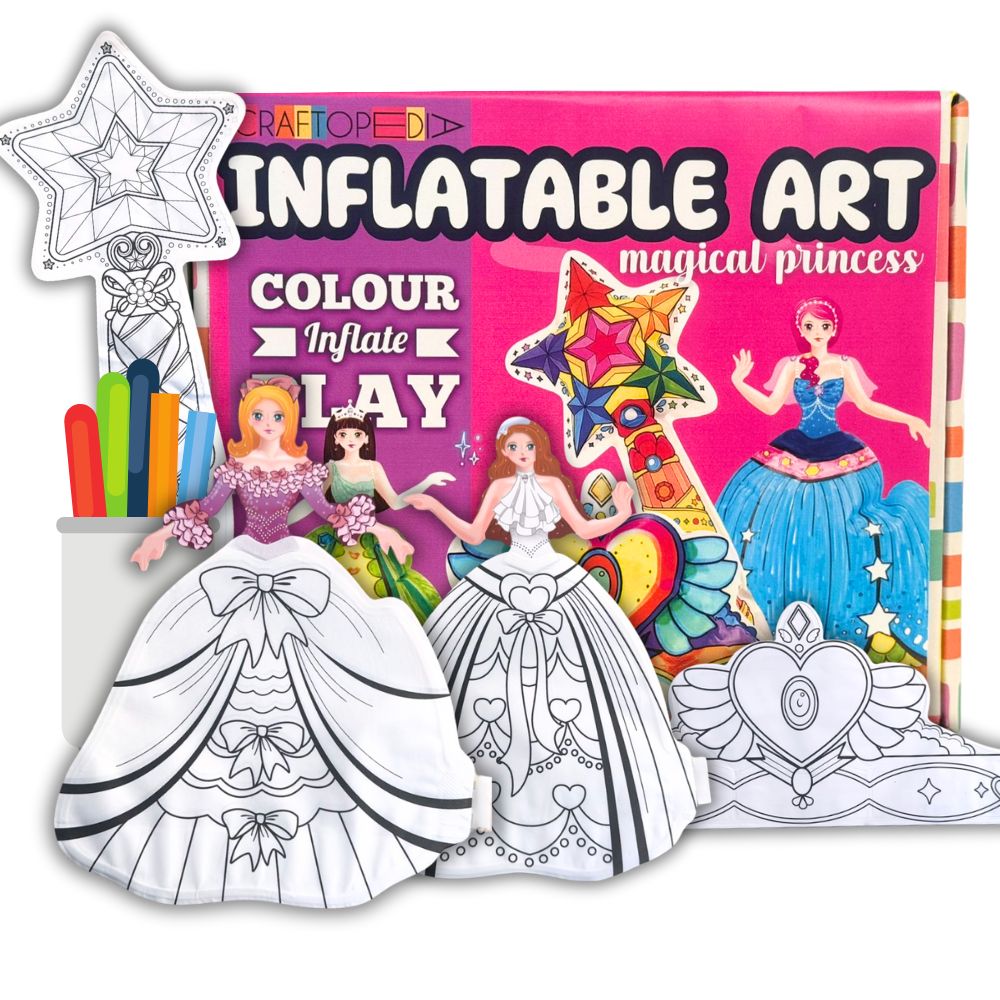 Inflatable art set