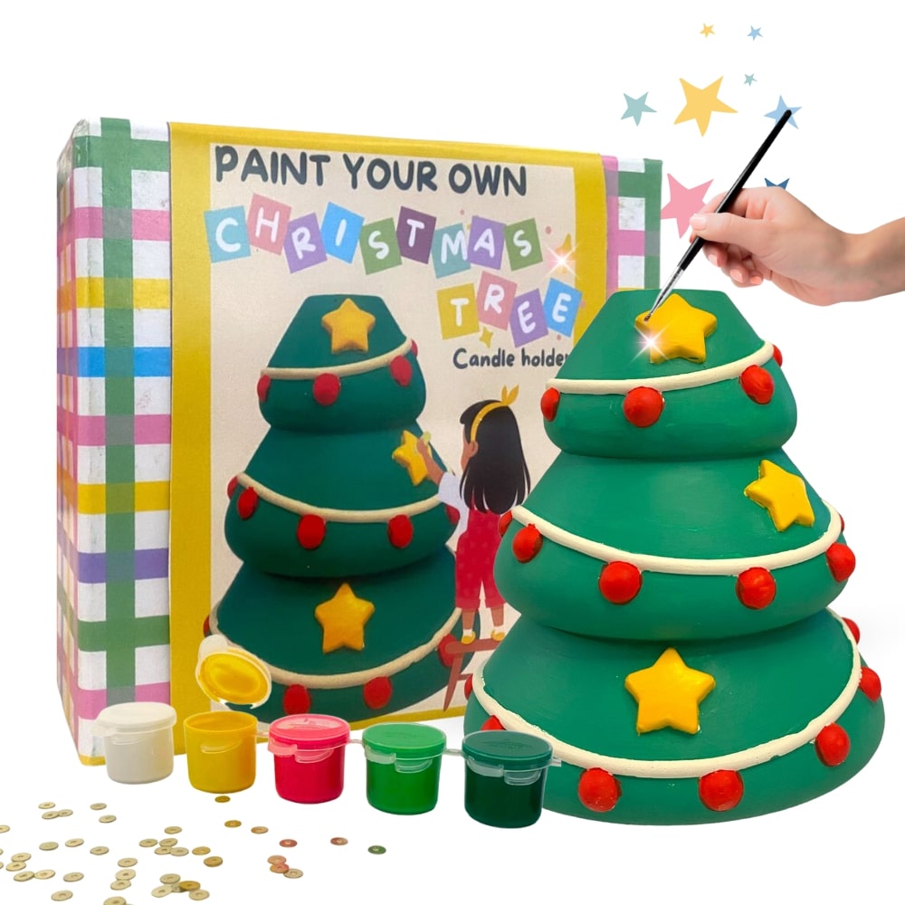Christmas tree candle holder