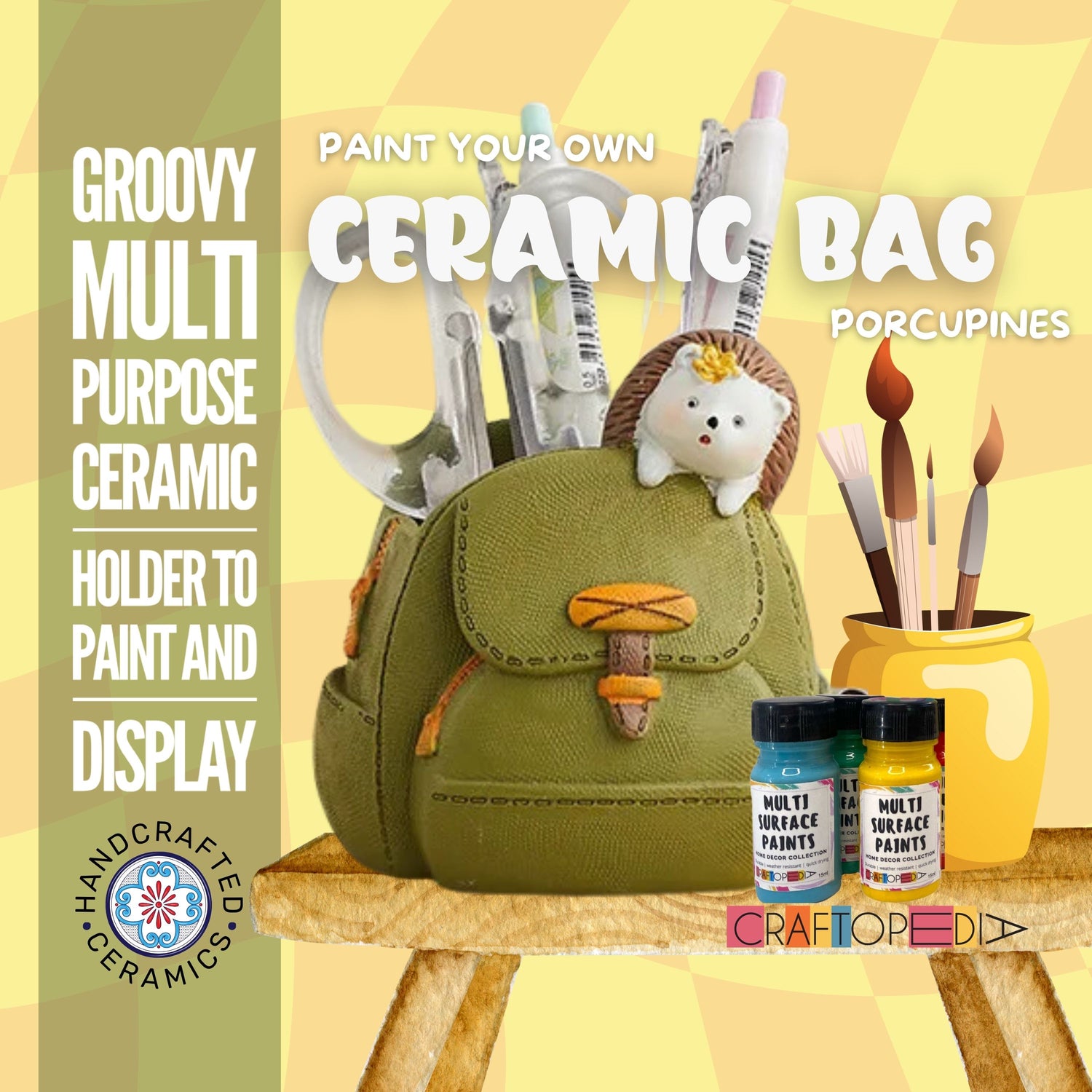 Ceramic bag painitng kit