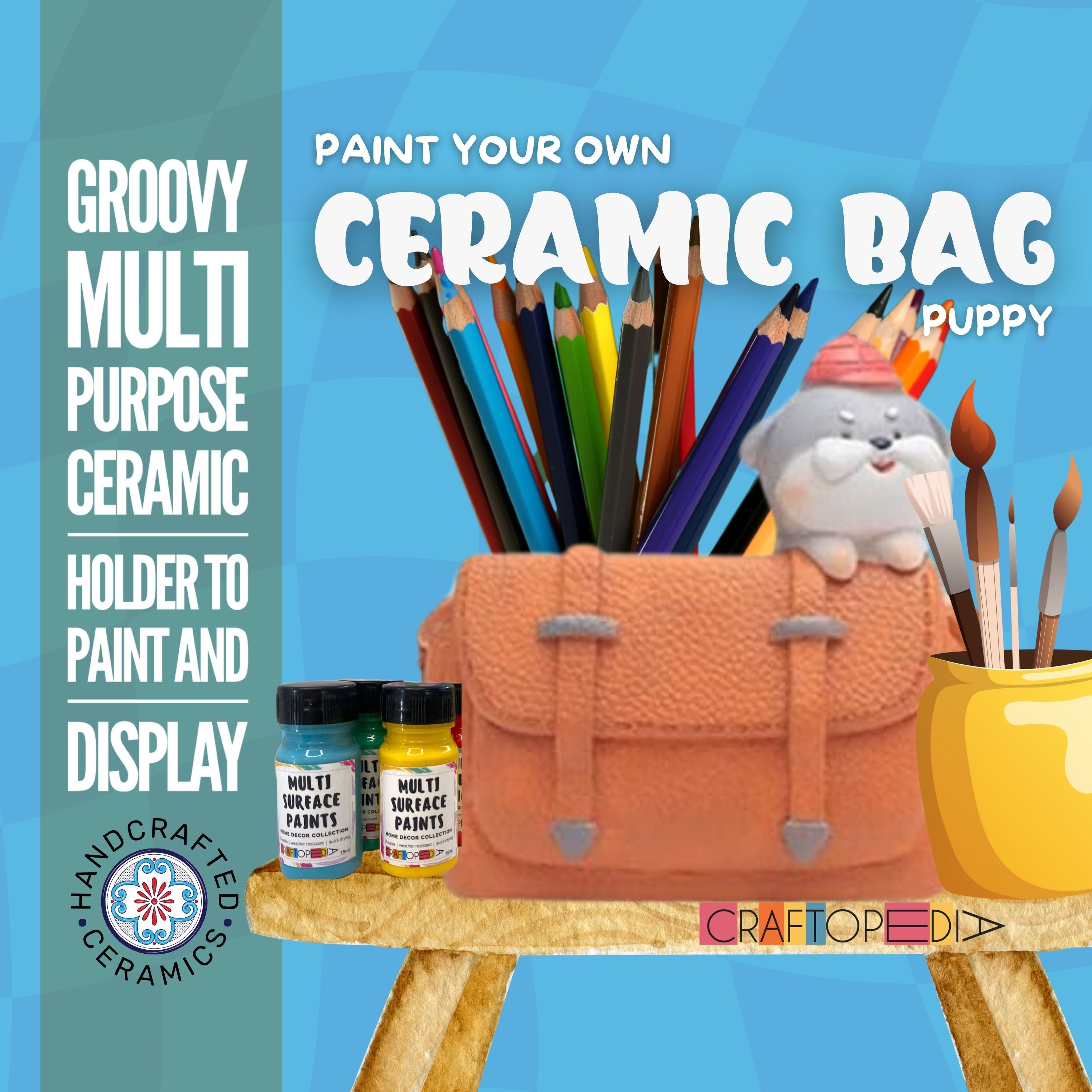 Ceramic bag painitng kit
