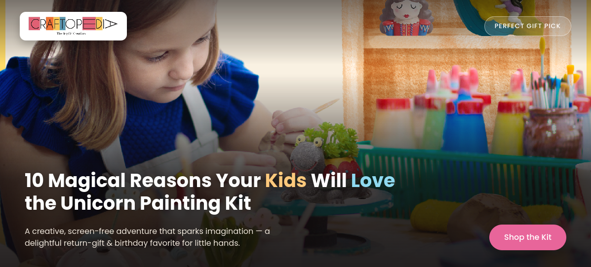 10 Magical Reasons Your Kids Will Love the Unicorn Painting Kit by Craftopedia