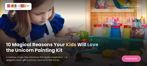 10 Magical Reasons Your Kids Will Love the Unicorn Painting Kit by Craftopedia
