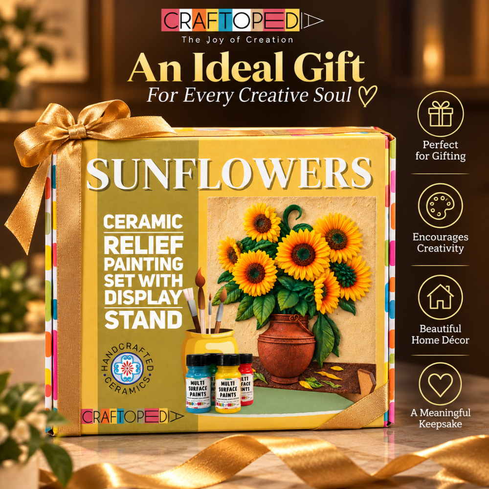 Art kit for Adults - Sunflowers