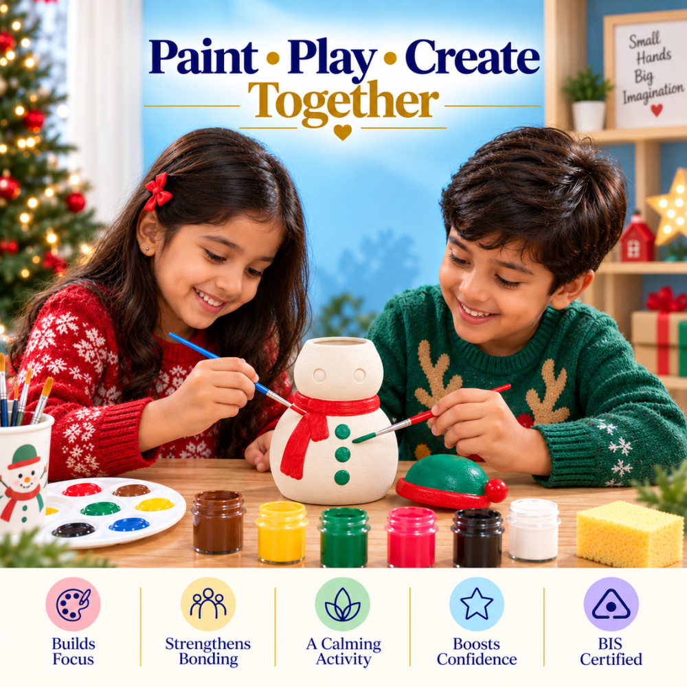 DIY Kit for Kids -Snowman Jar