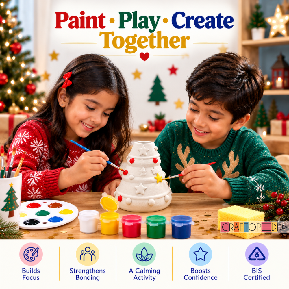 Art kit for kids - Christmas Tree