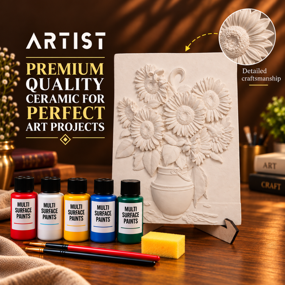 DIY Ceramic Paiting Set - Sunflowers