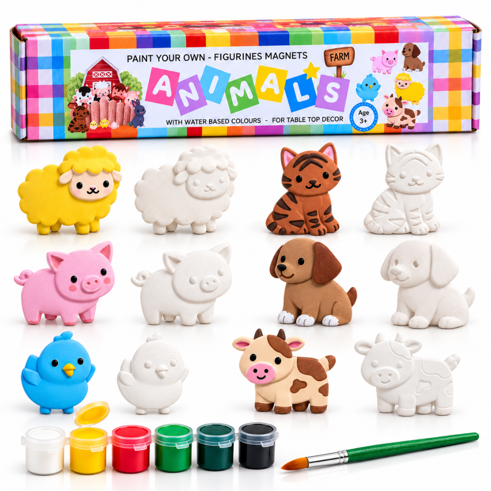 DIY Art & Craft Kit - Animals Magnet