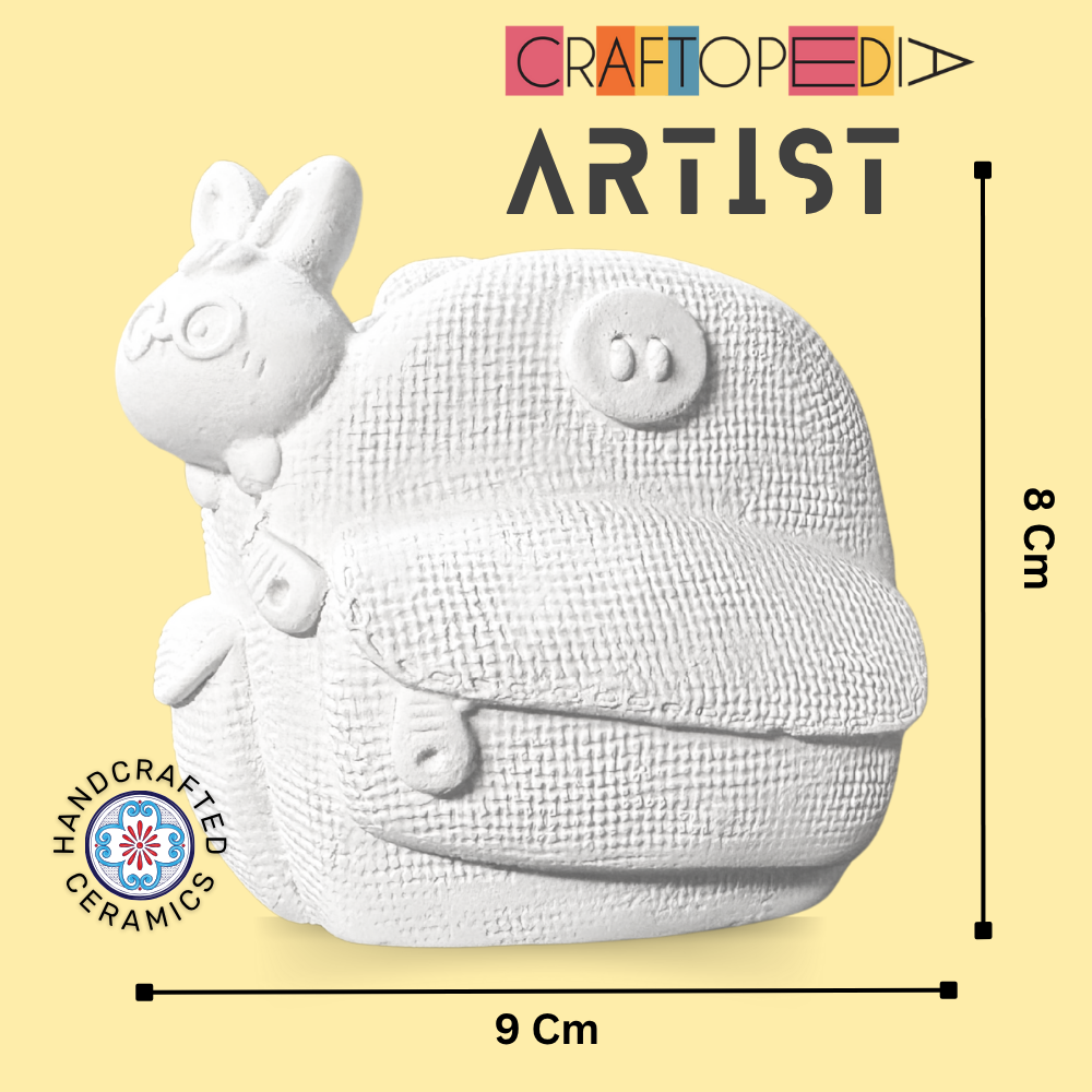 Ceramic Mini Bag Vase Bunny