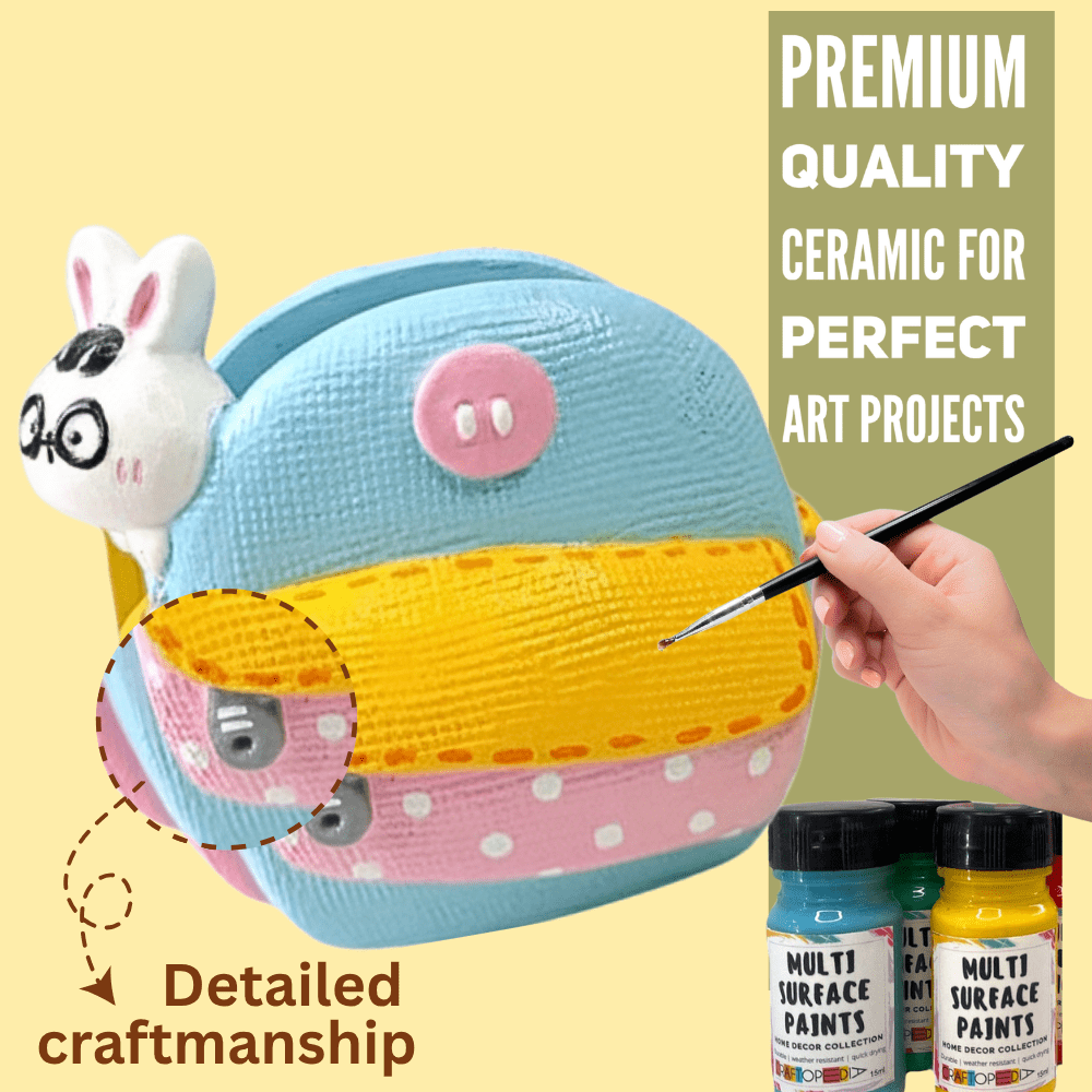 Ceramic Mini Bag Vase Bunny