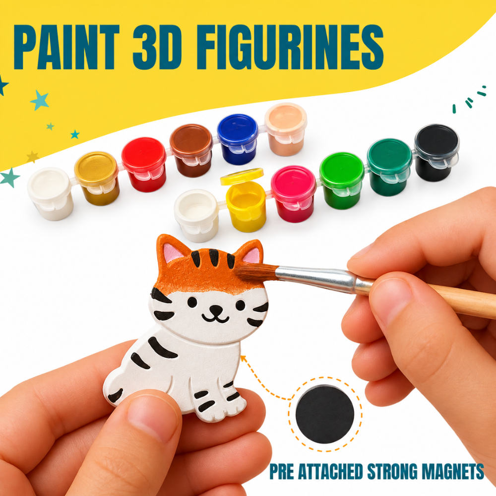 DIY Painting Kit - Animal Magnet