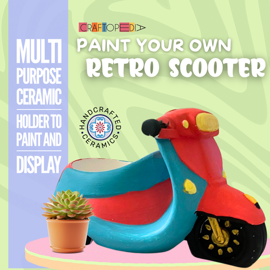 Paint Your Own Retro Scooter