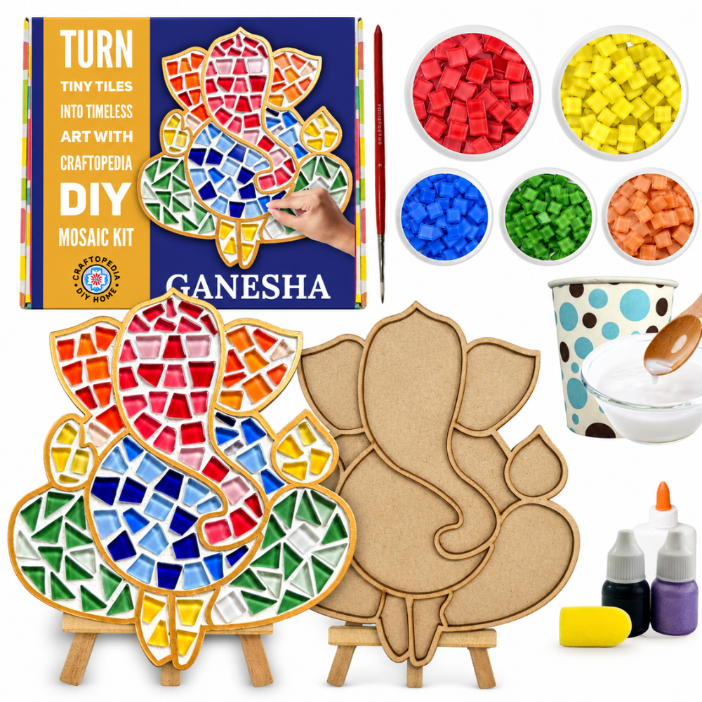 DIY Art Set - Mosaic Ganesha