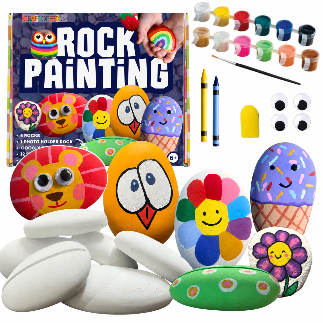 DIY Art & Craft Kit - Rock Painting