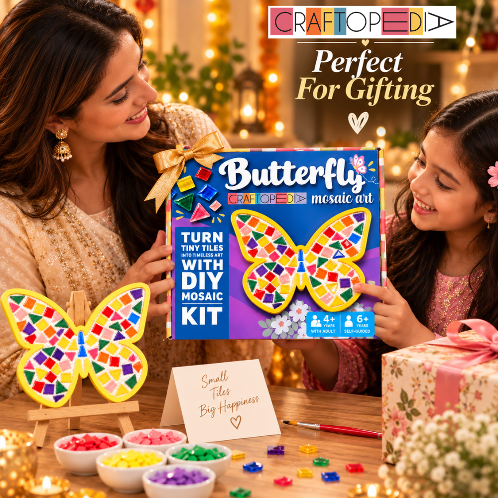 DIY Painting Set- Butterfly Mosaic Art