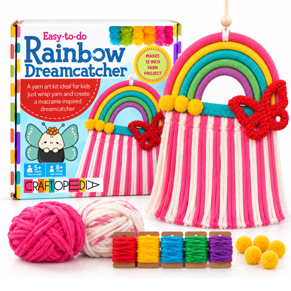 DIY Art & Craft Kit - Rainbow Dreamcatcher