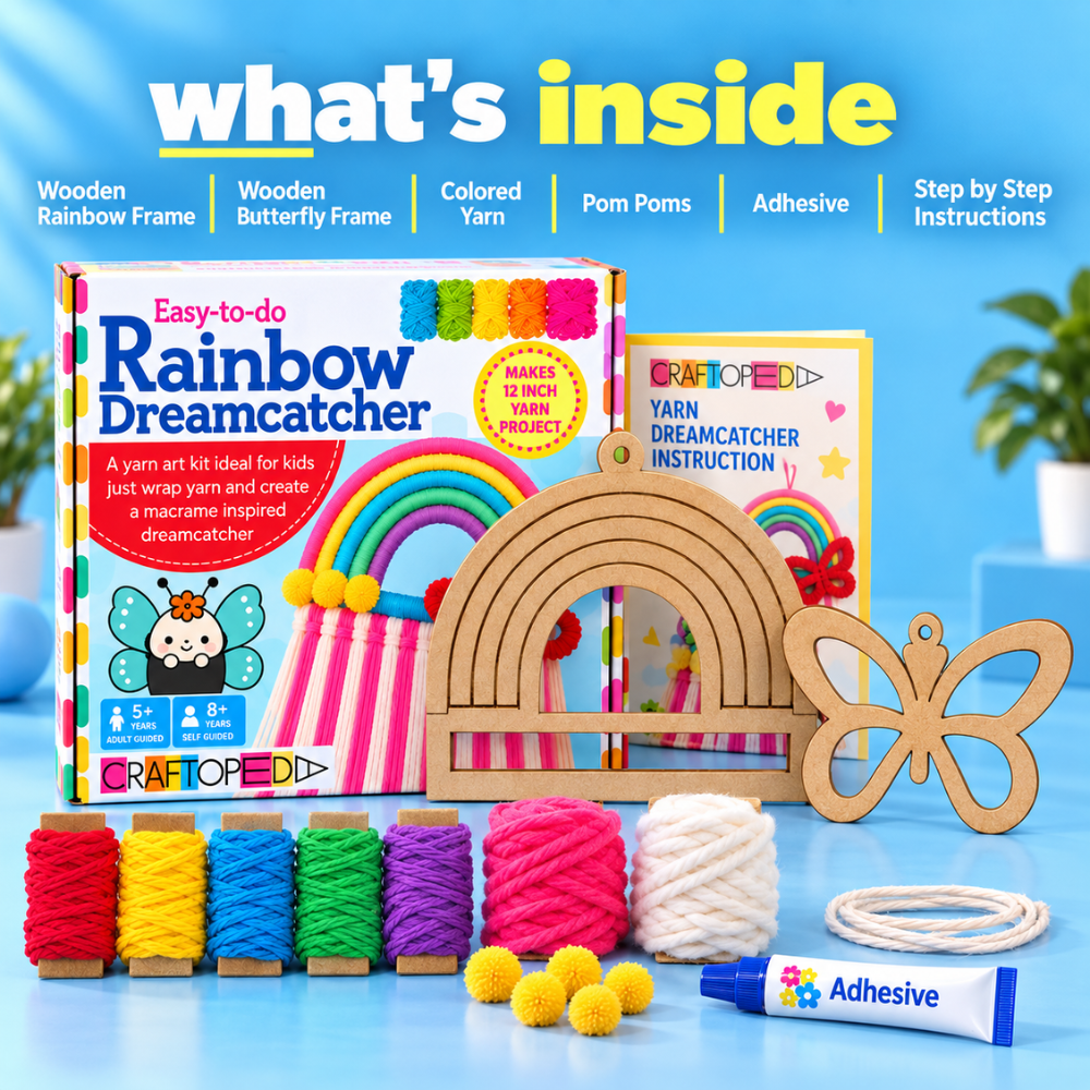 Ceramic DIY Kit - Rainbow Dreamcatcher