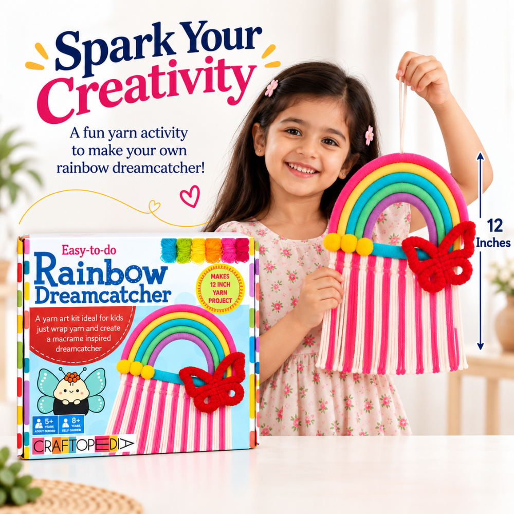 DIY Painting Kit - Rainbow Dreamcatcher