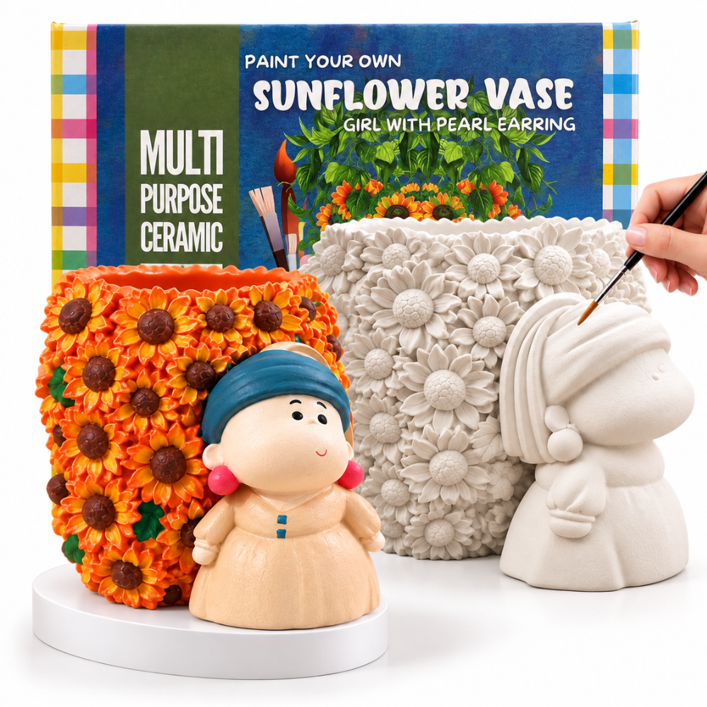 DIY Art & Craft Kit - Sun Flower Vase
