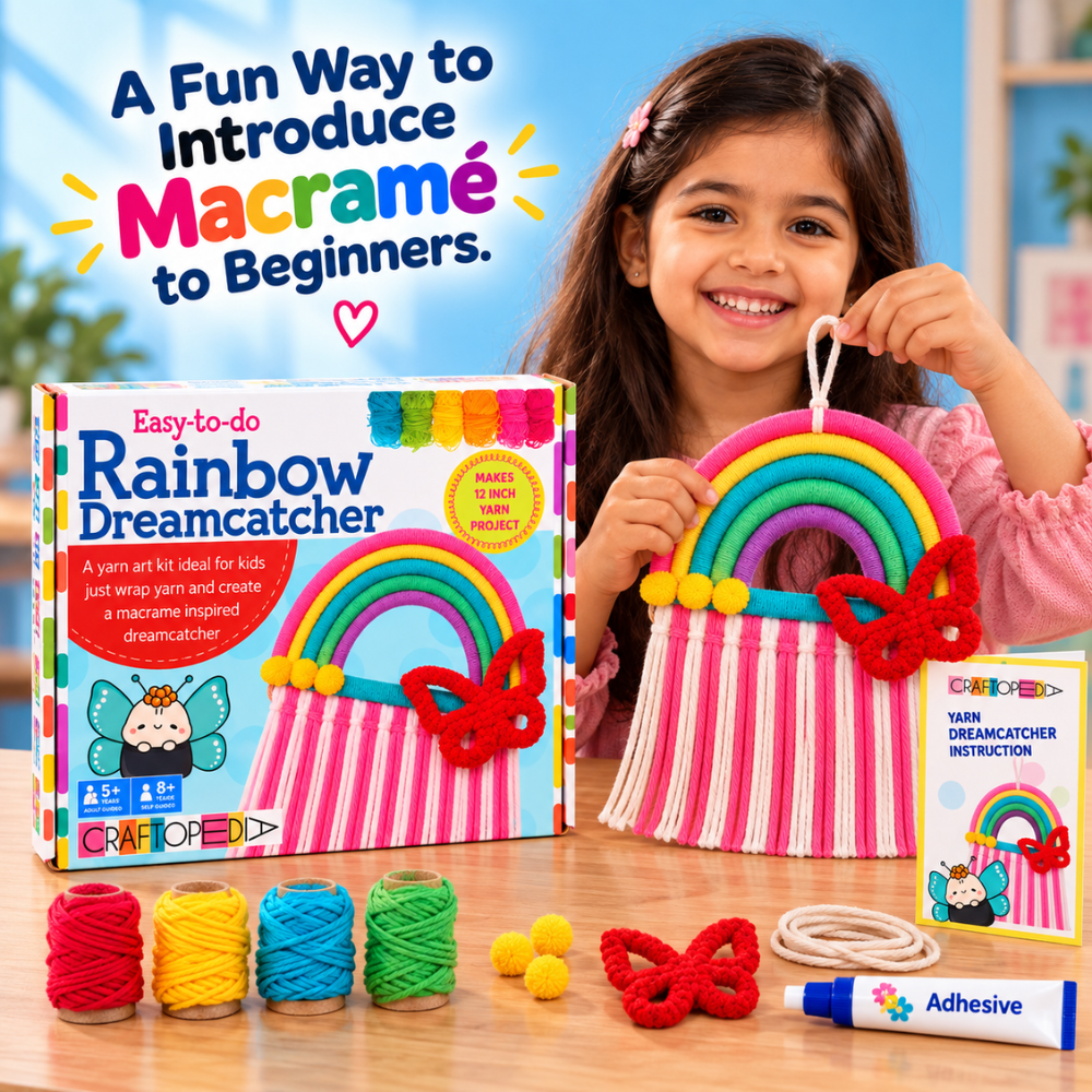 DIY Kit for Kids - Rainbow Dreamcatcher