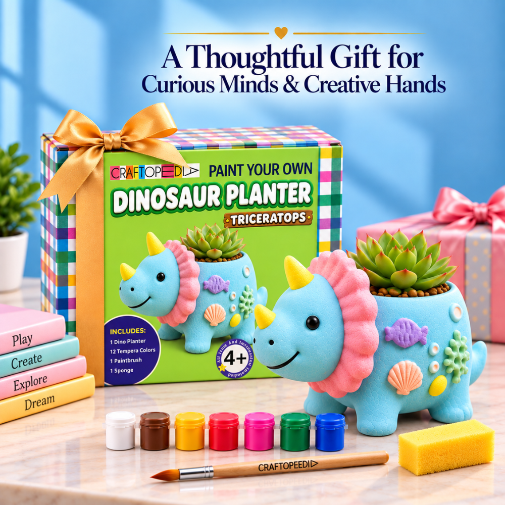 DIY Ceramic Paiting Set - Dino
