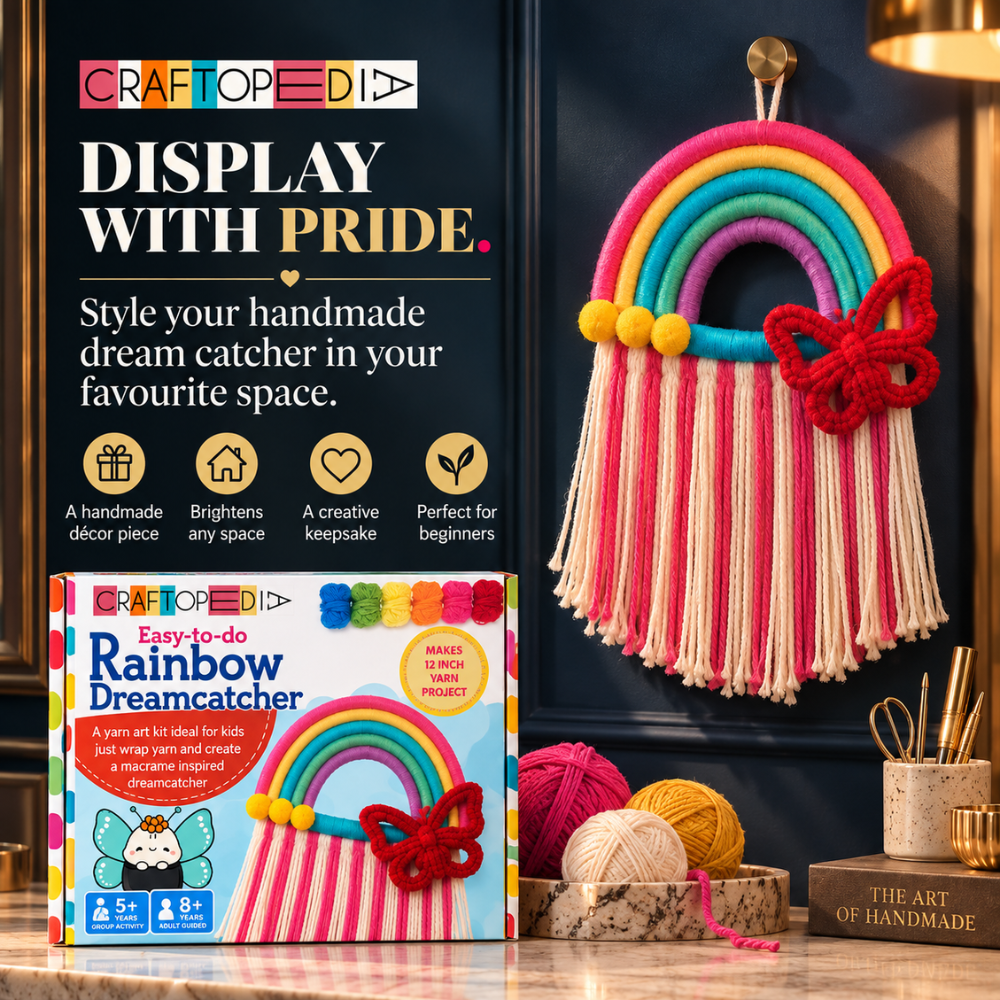DIY Ceramic Paiting Set - Rainbow Dreamcatcher