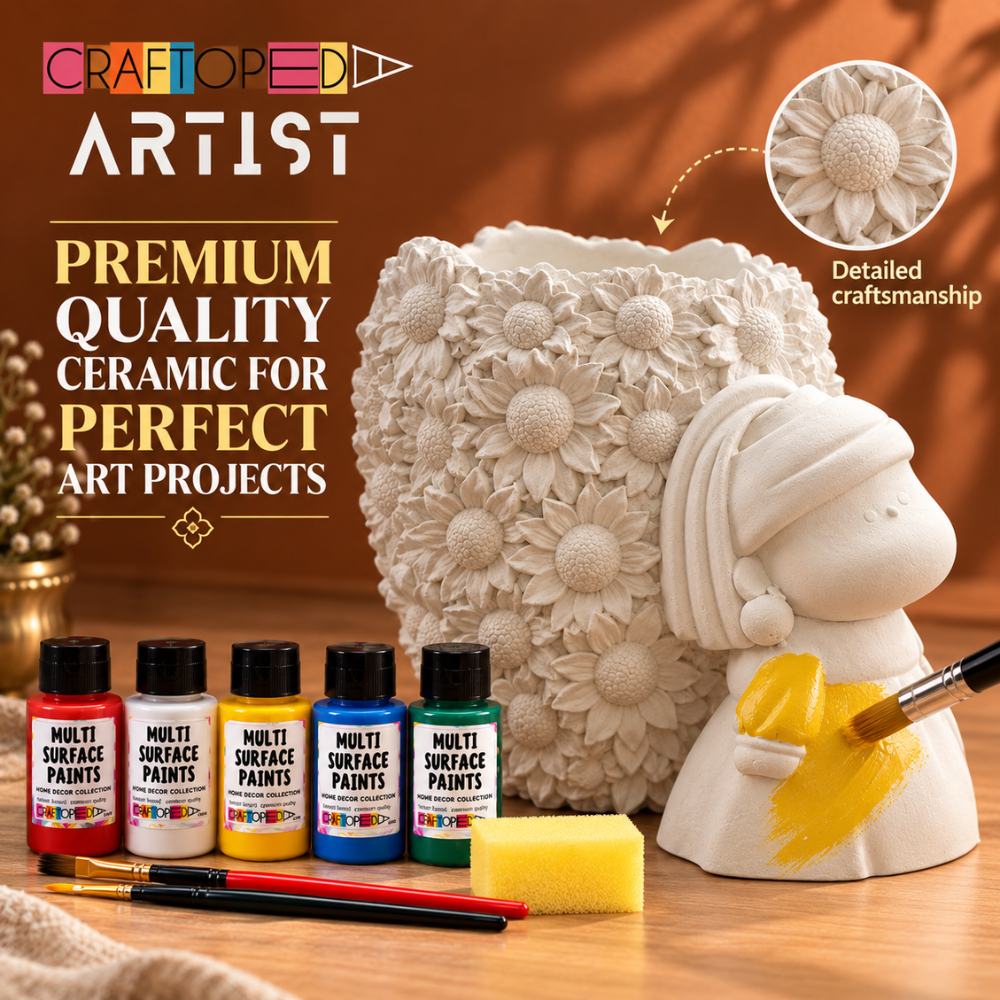 DIY Painting Kit - Sun Flower Vase