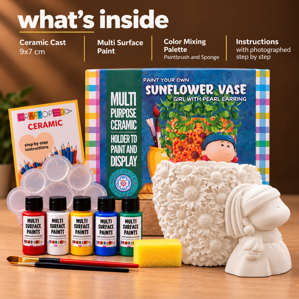 DIY Kit for Adult - Sun Flower Vase