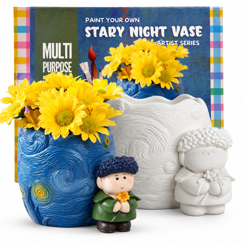 DIY Art & Craft Kit - Stary Night Vase