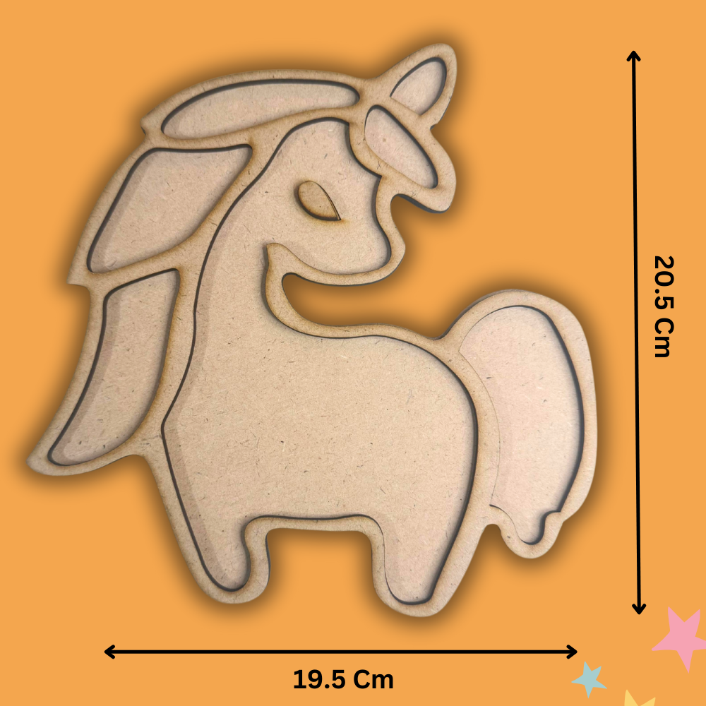 DIY Mosaic Art Kit - Unicorn