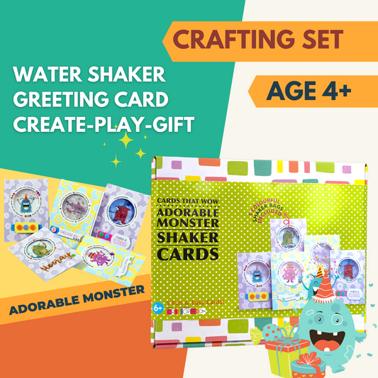 DIY Monster Shaker greeting Cards