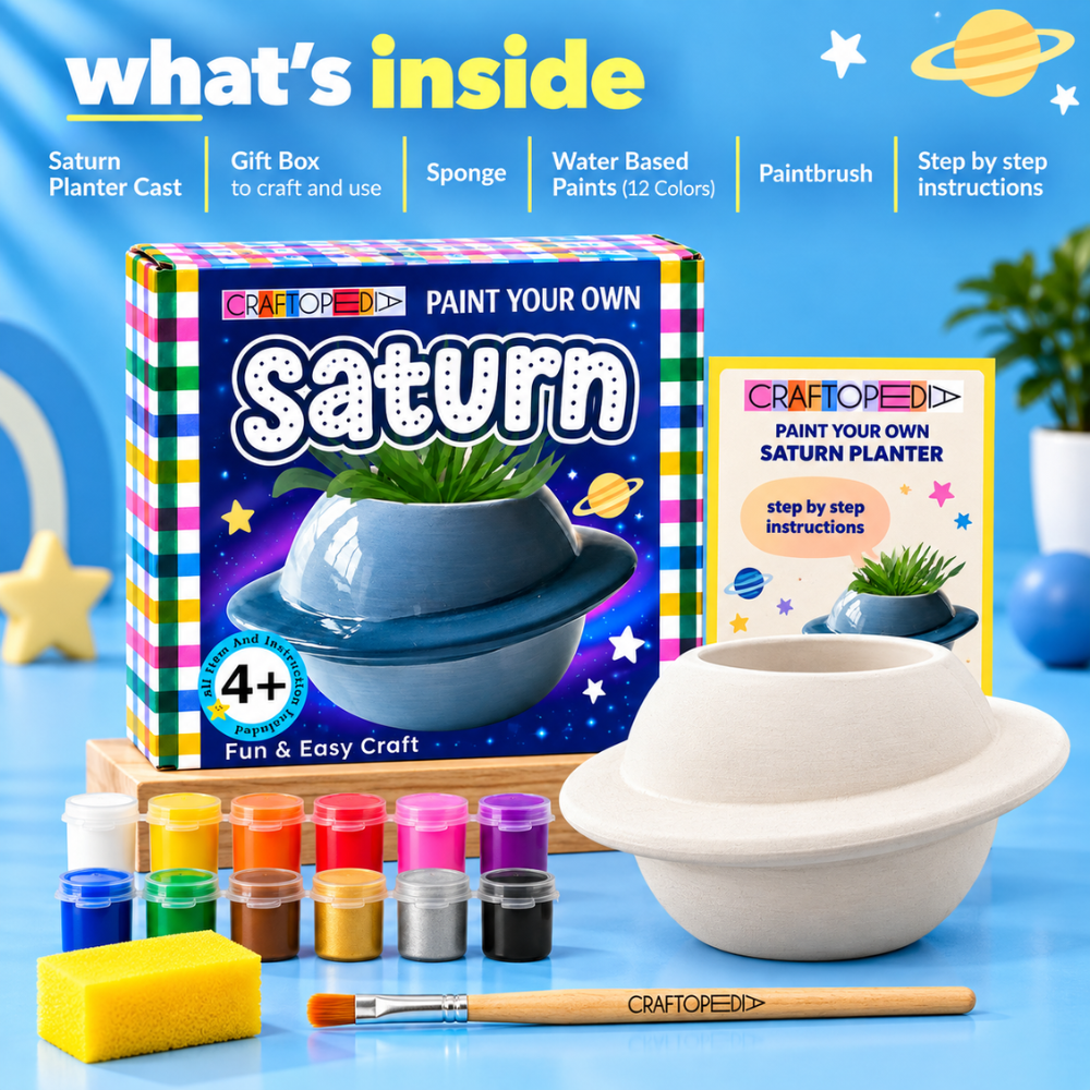 Ceramic DIY Kit - Saturn