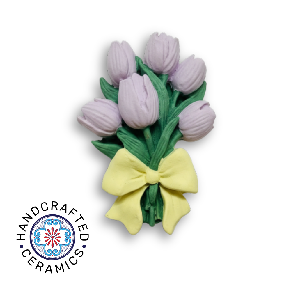 Handmade Fridge Magnet - Tulip