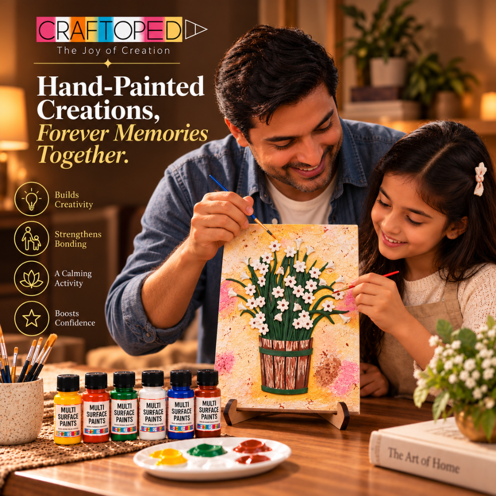 Art kit for Adults - Daffodil Painting