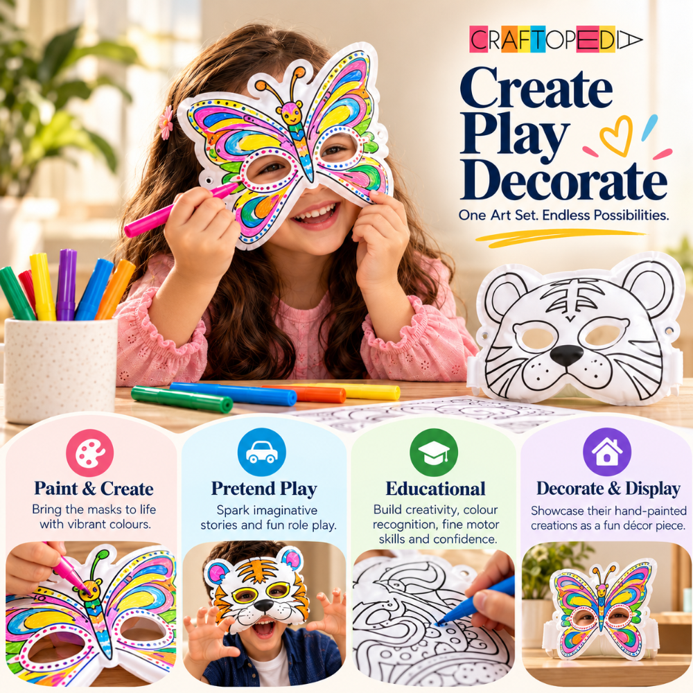 DIY Ceramic Paiting Set - Mask