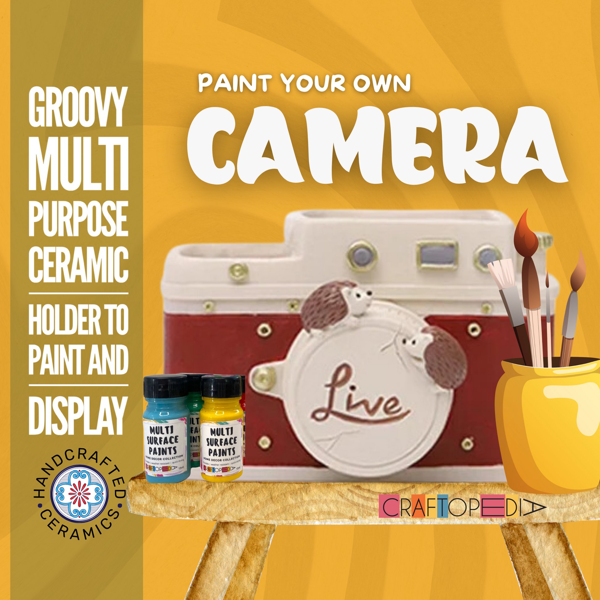 Paint Your Own Retro Camera