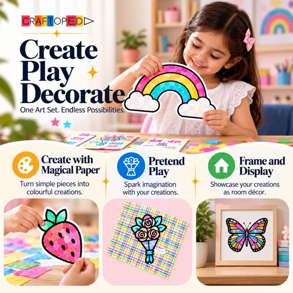 Art kit for Kids - Create Play Decorate
