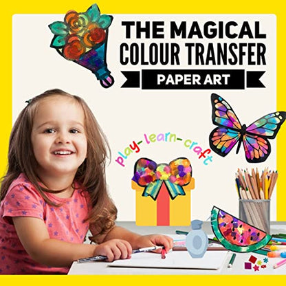 The Magical Color Transfer Paper Art - Toddler DIY Activity Box