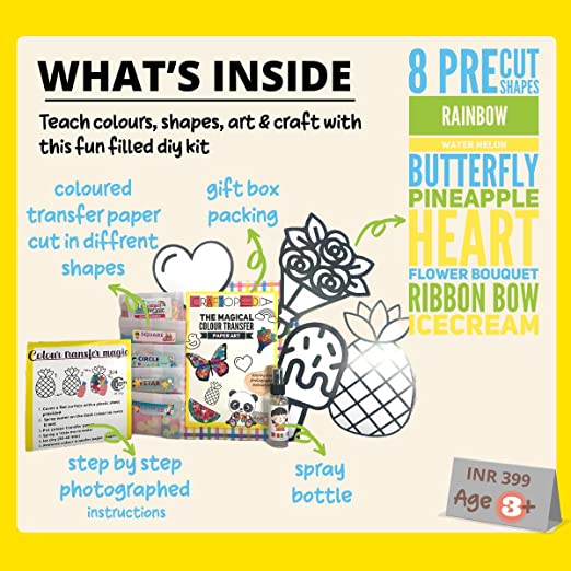 The Magical Color Transfer Paper Art - Toddler DIY Activity Box