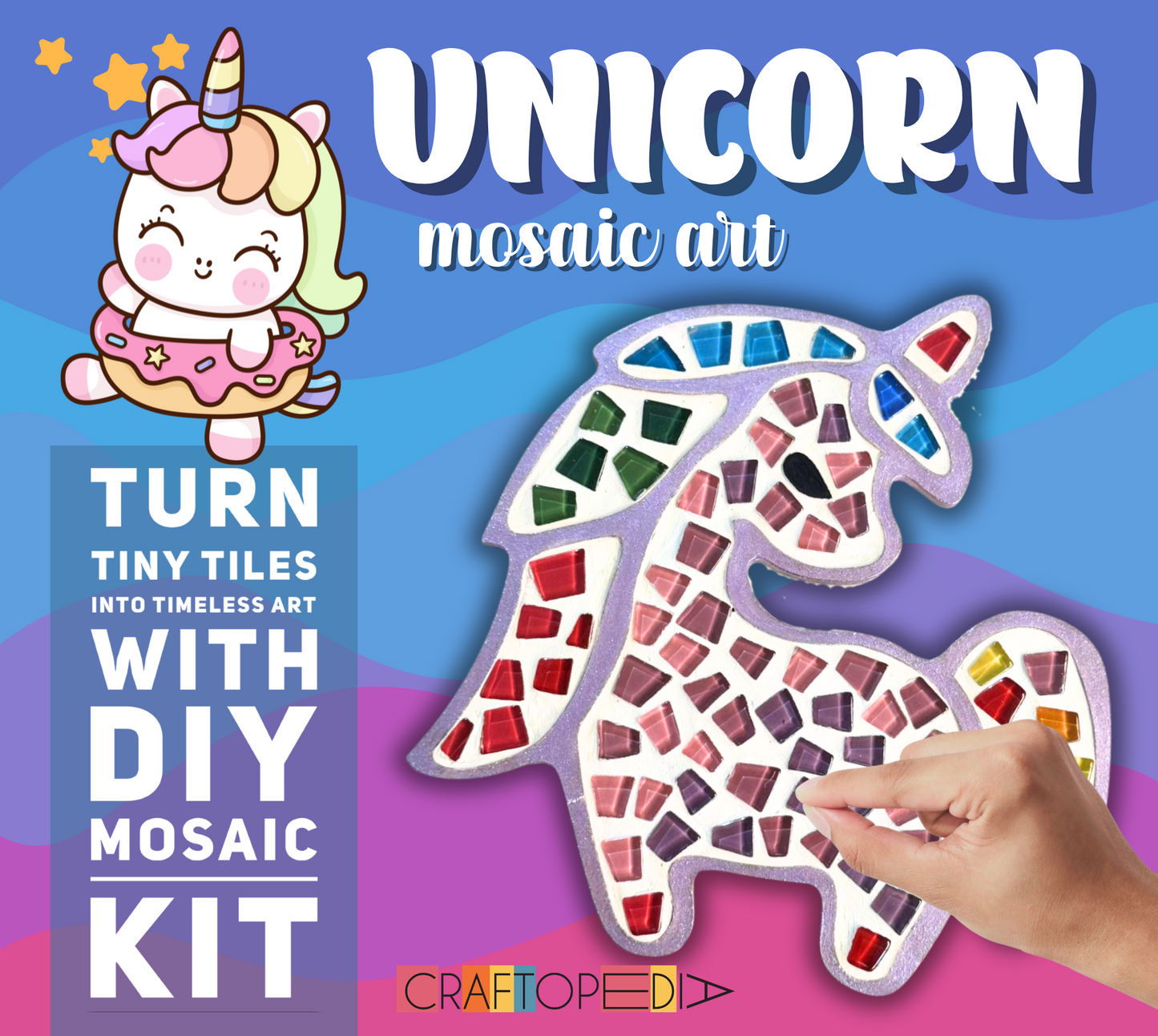 DIY Mosaic Art Kit - Unicorn