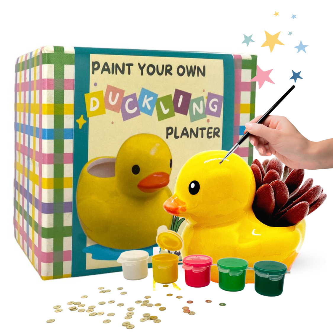 Paint Your Own Planter - Duck