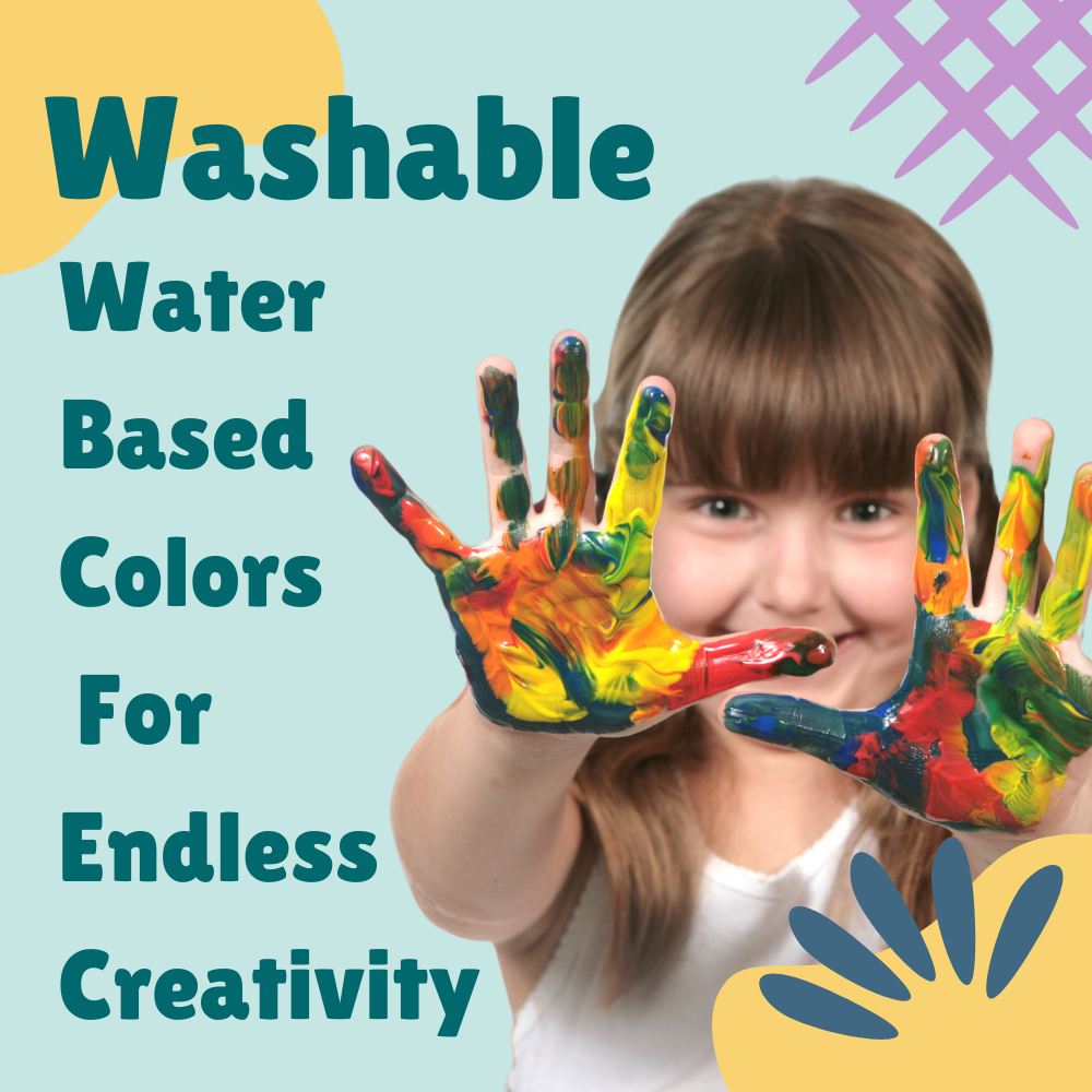 washable water based color diy kit