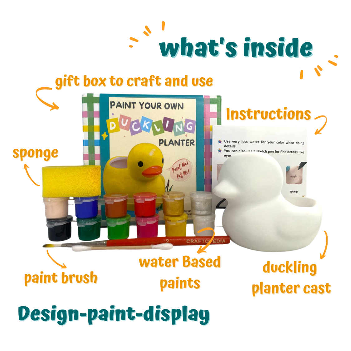 Paint Your Own Planter - Duck